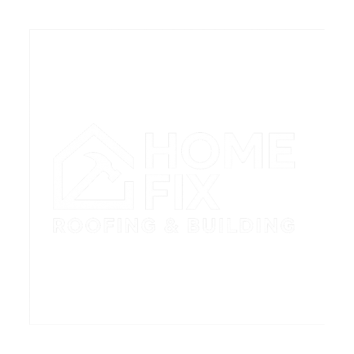 home fix roofing and building white